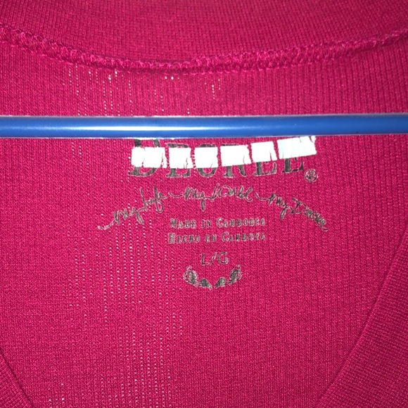 Degree Long sleeve top with lace bottom - Picture 2 of 2